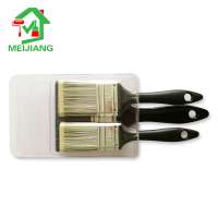 plastic handle 3pcs synthetic filament wall paint brush