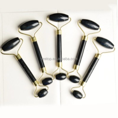 Factory Directly Supply Beauty Tools Skin Care Tools Face Lift Tools Natural Black Jade Facial Massage Roller With High Quality